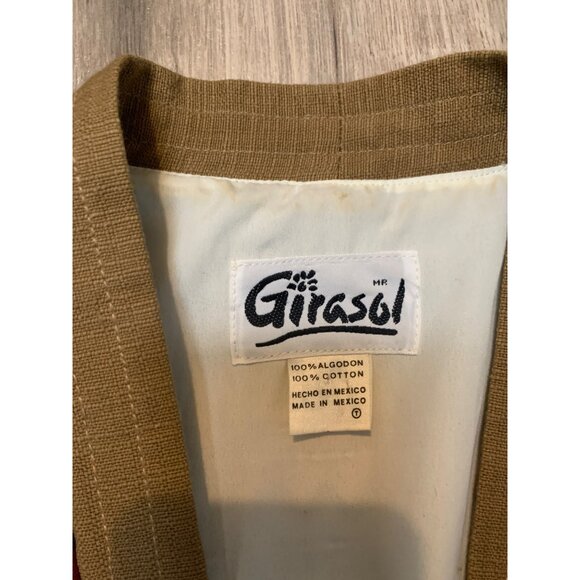 Girasol Womans M Jacket Southwestern Western Pockets Shoulder Pads - Picture 8 of 11